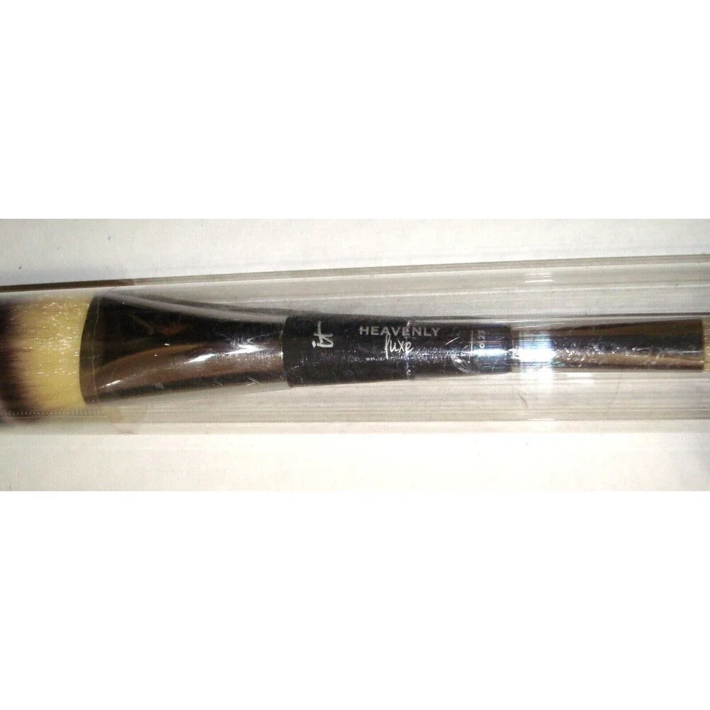 New NIP IT Cosmetics Heavenly Luxe Dual-Ended Buff & Blend Brush Soft